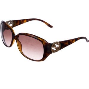 Authentic Gucci Brown Acetate GG Sunglasses